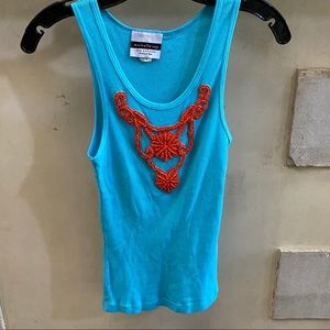 Michelle Roy Embellished Tank